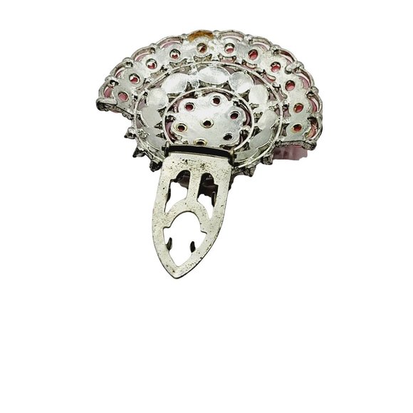 Antique Spectacular Satin Glass Fruit Salad Dress Clip (A252) - Picture 5 of 7